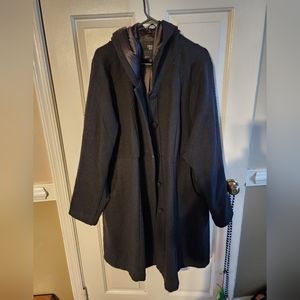 Torrid Wool Fit & Flare Coat